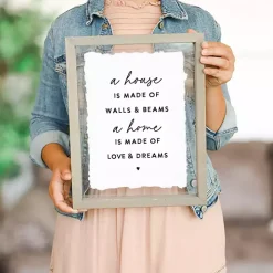 A House Made Wall Plaque