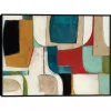 Abstract Fold Framed Canvas Art Print