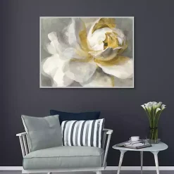 Abstract Rose Framed Canvas Art Print
