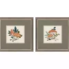 Amanita Mushroom Framed Art Prints, Set of 2