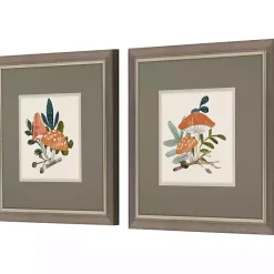 Amanita Mushroom Framed Art Prints, Set of 2