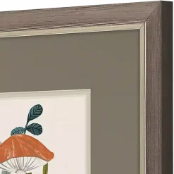 Amanita Mushroom Framed Art Prints, Set of 2