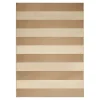 Anika Natural Striped Washable Area Rug, 5x7
