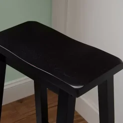 Antique Black Bar Stool