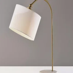 Antique Brass Arc Table Lamp