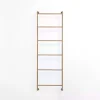 Antique Brass Metal Wall Ladder
