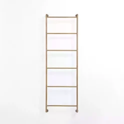 Antique Brass Metal Wall Ladder