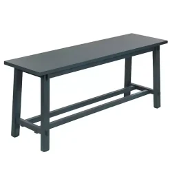 Antique Navy Wood Noah Bench