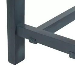 Antique Navy Wood Noah Bench