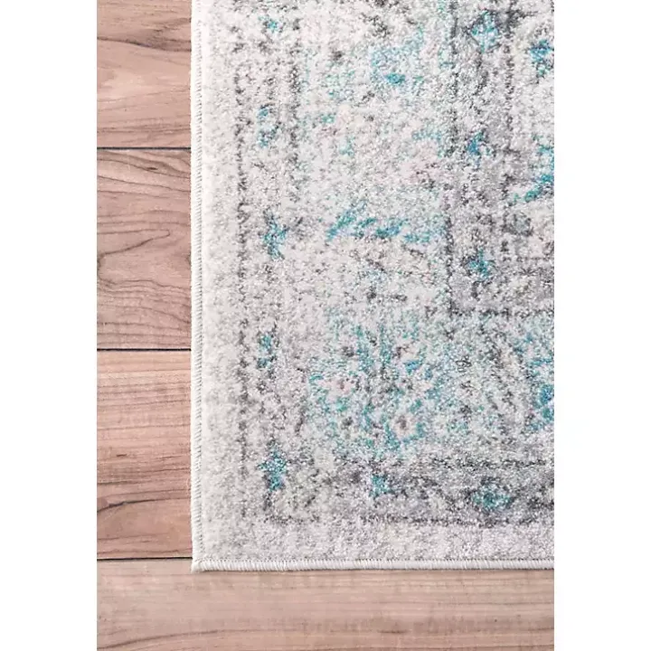 Aqua Rio Vintage Area Rug, 5x7