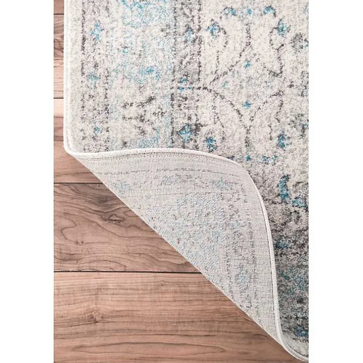 Aqua Rio Vintage Area Rug, 4x6
