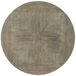 Ash Gray Round Nailhead Side Table