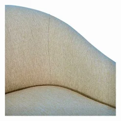 Ashton Tan Swivel Chair with Wood Base