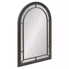 Audubon Black Wood Arch Wall Mirror, 24x36 in.