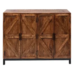Austin Warm Wood Farmhouse Cabinet