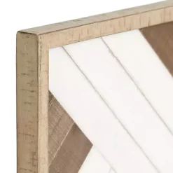 Ballez Geometric Wood Wall Plaques, Set of 3