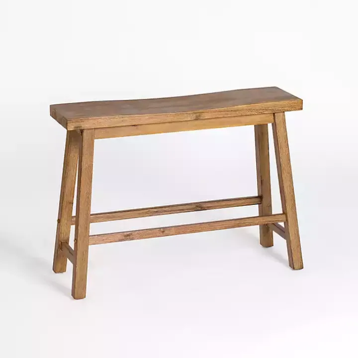 Barnwood Wire Brush Sonoma Counter Bench