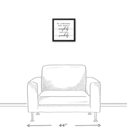 Be Somebody Framed Canvas Wall Plaque