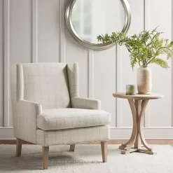 Beige Decker Martha Stewart Accent Chair