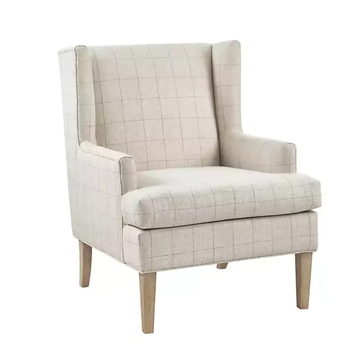 Beige Decker Martha Stewart Accent Chair