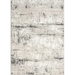 Beige Gray Indoor Area Rug, 7x9