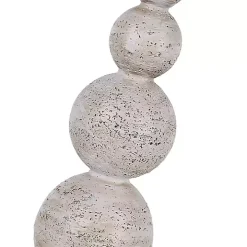 Beige Stacked Sphere Table Lamps