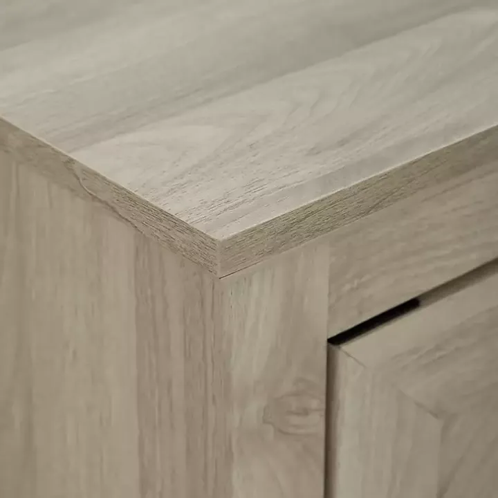 Birch 2-Door Chevron Cabinet