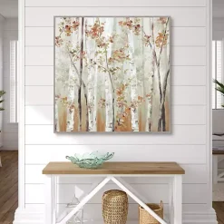 Birch Wood III Framed Canvas Art Print