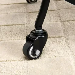 Black & Brown Wood 2-Tier Odessa Bar Cart