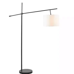 Black Adjustable Arm Modern Floor Lamp