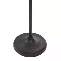 Black Adjustable Height Pharmacy Floor Lamp