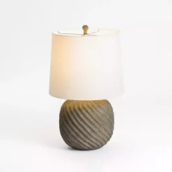 Black and Brown Swirl Anders Table Lamp