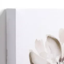 Black and White Flower I Canvas Art Print