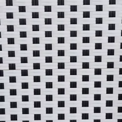 Black and White Woven 5-pc. Dining Set