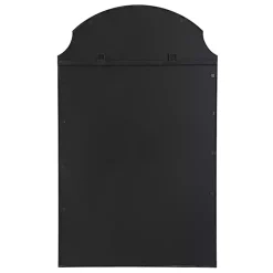 Black Arched Scallop Edge Wall Mirror
