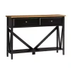 Black Cara Console Table