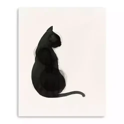 Black Cat Canvas Art Print