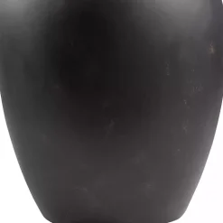 Black Ceramic Round Table Lamp