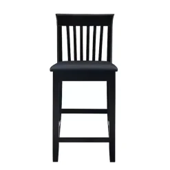 Black Jayden Craftsman Counter Stool