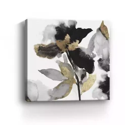 Black Leaves II Giclee Canvas Art Print, 40x40 in.