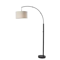 Black Metal Arch Modern Floor Lamp