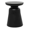 Black Metal Bell Shaped Accent Table