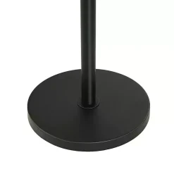 Black Metal Tri-Arm Floor Lamp