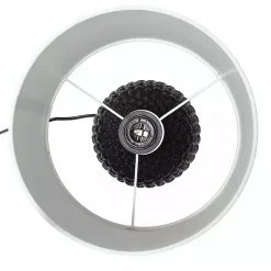 Black Purled Ceramic Table Lamp