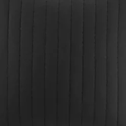 Black Quilted Euro Sham