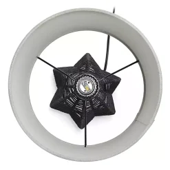 Black Rope Woven Table Lamp