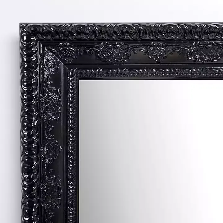 Black Vintage Wall Mirror