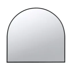 Black Wide Arched Wall Mirror