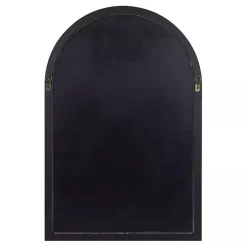 Black Windowpane Arch Geoffrey Mirror