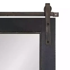 Black Windowpane Kates Mirror, 23x36 in.